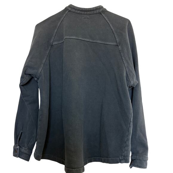 We The Free by Free People Thermal Button Front Tunic Top Washed Grey XS - Picture 2 of 8